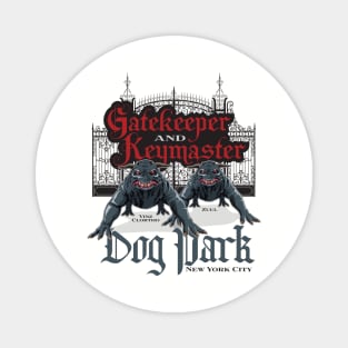 Gatekeeper & Keymaster Dog Park Magnet